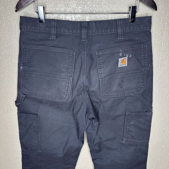 Carhartt Gray Double Knee Pants 32X32 - Picture 5 of 6